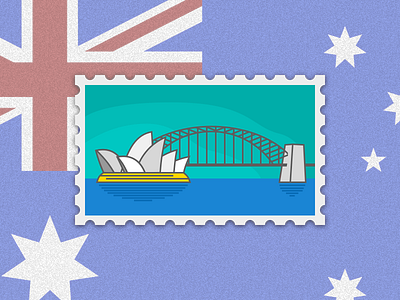 Travel of Stamp—Sydney