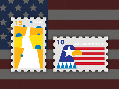 Travel of Stamp—American