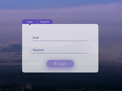 Login Form form login register sketch ui ux