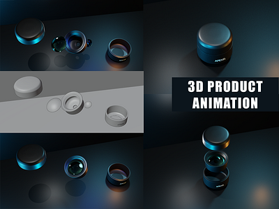 3D MODEL & 3D PRODUCT ANIMATION of APEXEL MACRO LENS 3d 3d animation 3d animation ad 3d animation video 3d model 3d model design 3d product animation 3d product promotion video 3d render animation design graphic design illustration logo motion graphics product advertisement video editing
