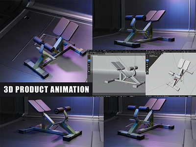3D Model & 3D Product Animation of Gym Instrument 3d 3d animation 3d model 3d model design 3d product animation 3d product promotion ad 3d product video advertisement 3d render animation design graphic design illustration logo motion graphics video advertisement video editing