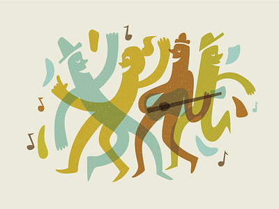 Dancin' dance dancing festival illustration music