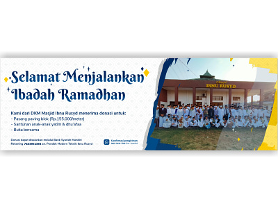 Ramadhan Banner banner blue branding graphic design ramadhan