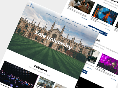 Xale -  University Profile Website
