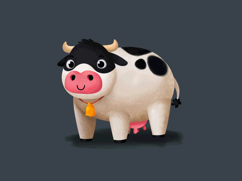 Cute Cow ♥ by Bruna de Paula on Dribbble