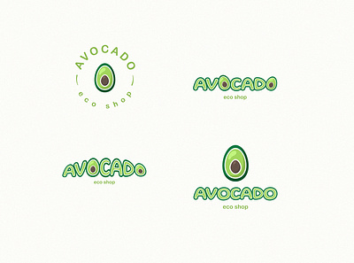 Avocado avocado branding design digital art flat art flat logo graphic design illustration illustrator logo logo design logo designer logo inspiration ui vector