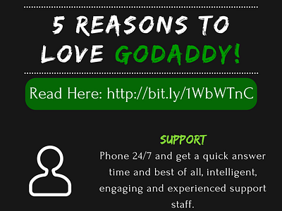 5 Reasons to LOVE GoDaddy!