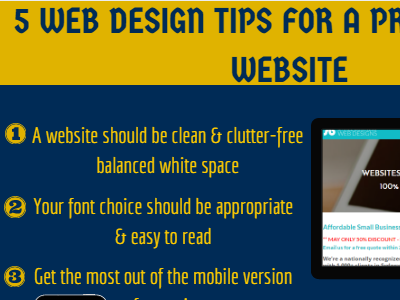 5 Web Design Tips graphic design tips web design web development