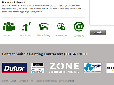 Icons and Logos - Smith's Painting New Zealand web design auckland web developer auckland
