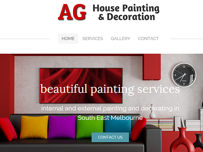 AG House Painting (Web Design Melbourne) small business web design web design melbourne
