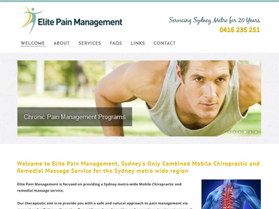 Elite Pain Management, website