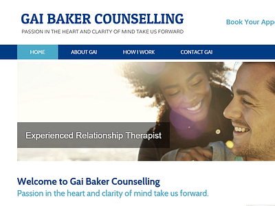 Gai Baker Counselling australia gai baker counselling web design web development