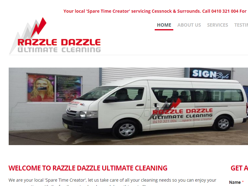 Razzle Dazzle Ultimate Cleaning by  Design Sydney on Dribbble