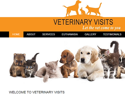 Veterinary Visits - Mobile Vet Perth australia business website pert small business sme veterinary visits web design web development