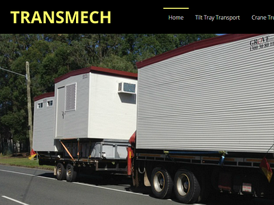 Transmech Container Handling Brisbane australia brisbane business sme transmech container web design website