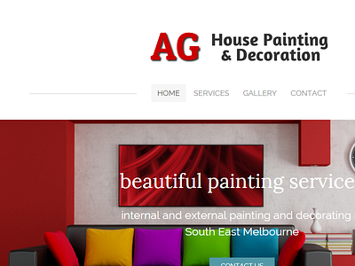 Ag House Painting & Decoration ag house painting australia business decoration web design website