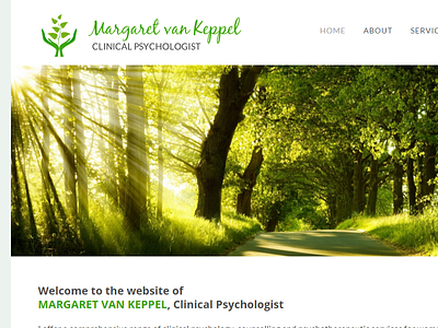 Margaret Van Keppel - Clinical Psychology Perth australia business clinical psychology margareth van keppel perth web design website