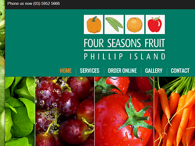 Four Seasons Fruit australia business four seasons fruit sme web design website
