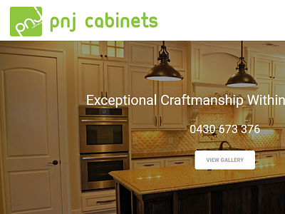 PNJ Cabinets perth web design web development