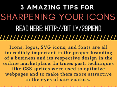 3 AMAZING Tips For Sharpening Your Icons auckland graphic design infographic landing pages new zealand small business web design website website design