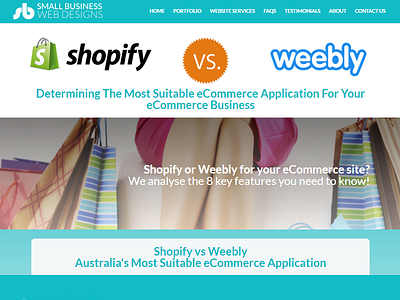 Shopify VS Weebly - The Best eCommerce Platform ecommerce shopify weebly