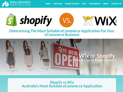 Shopify Vs WIX