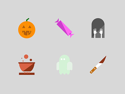 Halloween Icon Fun color design halloween iconography illustration pumpkin