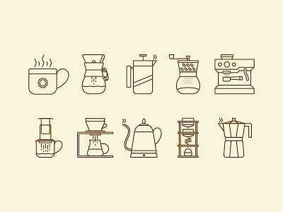 Coffee Icon Set