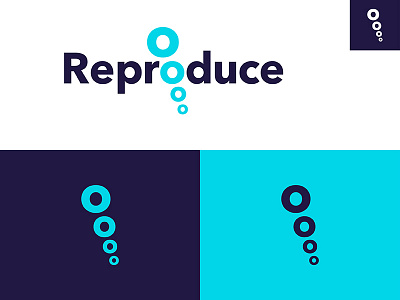 Reproduce branding color icon identity logo logo design