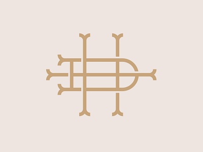 Haven Monogram branding design icon identity line art logo logo design monogram typography vector