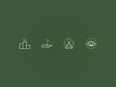 Herbal Infusions & Supplements Icon Set