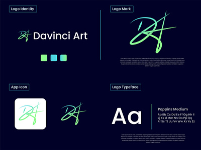 Davinci Art branding graphic design logo motion graphics ui