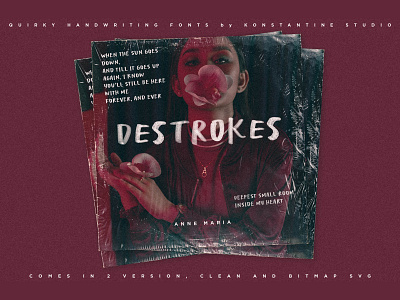 Destrokes – SVG and Clean Handwriting Fonts