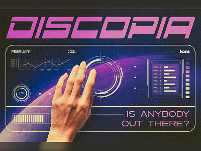 Discopia - Futuristic Tech Fonts contemporary cyberpunk digital esport futurism futuristic game poster retro futurism synthwave typography vaporwave
