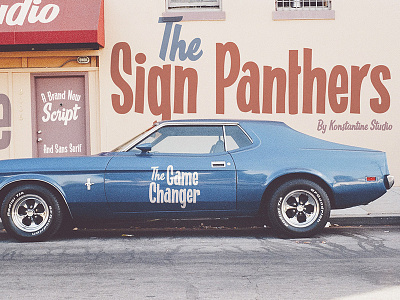 Sign Panthers Font creative market fonts hand lettering lettering retro sign painters type typeface typography vintage