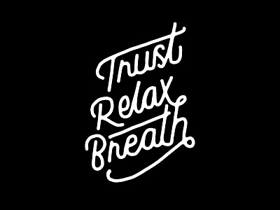 Trust - Hand Lettering Typography Quotes