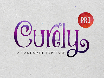 Curely Pro - Fancy Cute Lettering Typeface branding cute fancy font lettering logo lovely typeface typography