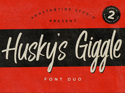 Husky Giggle - Duo Handwriting Font branding font hand lettering handlettering handwriting logo script typeface typography