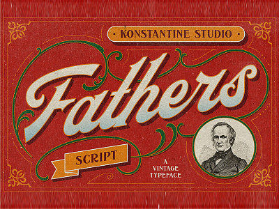 Fathers - Vintage Old Lettering Font