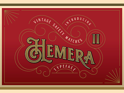 Hemera II - Vintage Decorative Font assets classic download font fonts lettering resources template typeface typography victorian vintage
