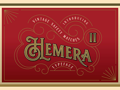 Hemera II - Vintage Decorative Font