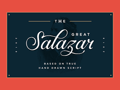 Salazar - Lettering Script Font