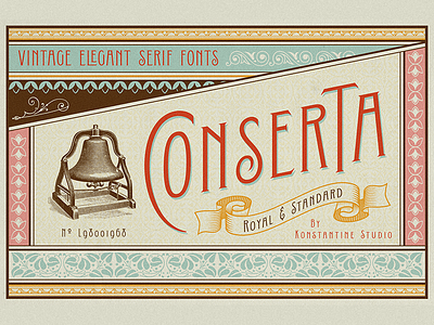 Conserta - Vintage Display Font