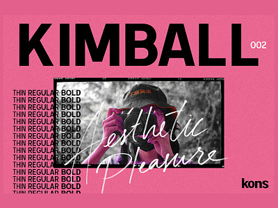 KIMBALL - 3 Weight Sans Serif Font 2019 assets awesome download font graphic poster resources retro sans sans serif trending typeface typography