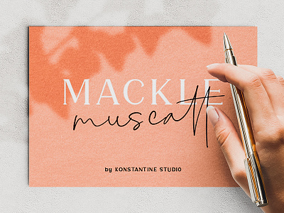 MACKLE | Serif & Handwriting Script Font