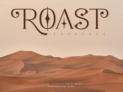 ROAST - Decorative Display Serif