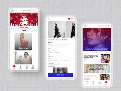 Shopping mobile application e commerce fashion mobile design shopping ui ux