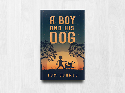 A Boy And His Dog - IIllustration based kids book cover