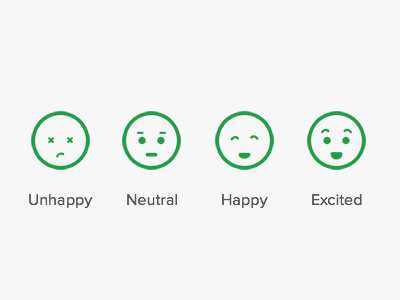 Get a Copywriter Rating Emojis design emoji feedback icon rate rating review smiley ui ux