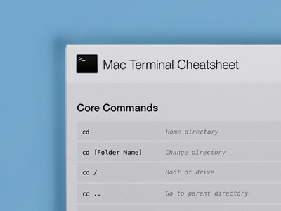 mac terminal cheat sheet pdf